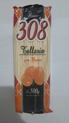 308 Tallarin N1 Al Huevo 12Ux500Grs