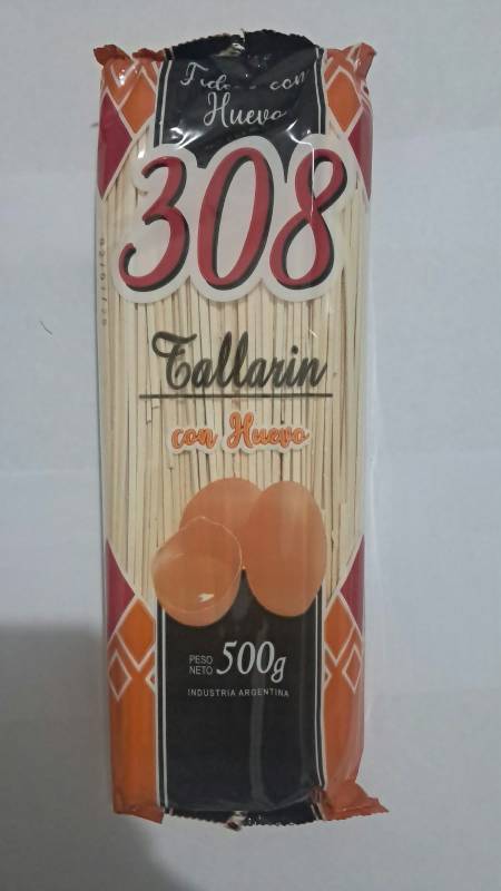 308 Tallarin N1 Al Huevo 12Ux500Grs