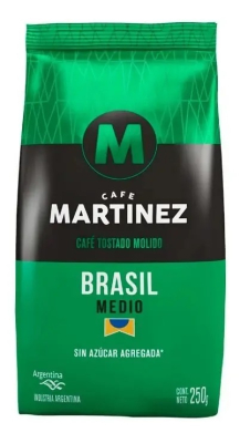 Paquete Brasil Molido 24 U X 250 Grs