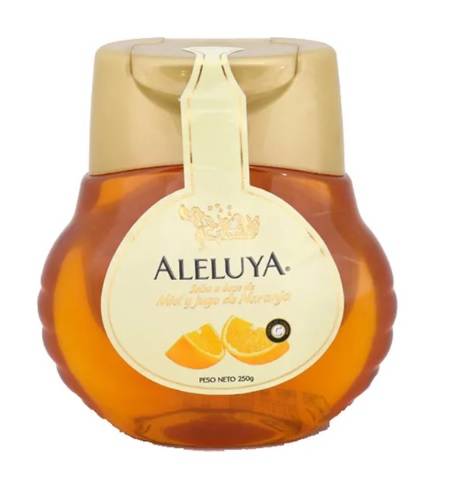 Aleluya Miel Con Naranja 12X250 Grs
