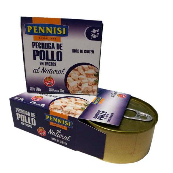 Pechug Pollo Nat Pennisi 8X6X170 Grs