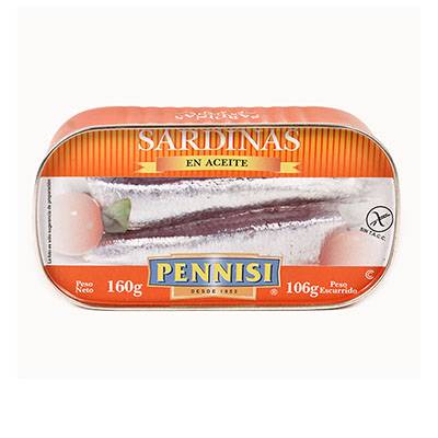Sardinas Pennisi 5X10X160 Grs