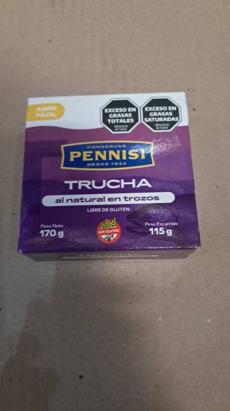 Trucha Pennisi Natural 48Ux170Grs
