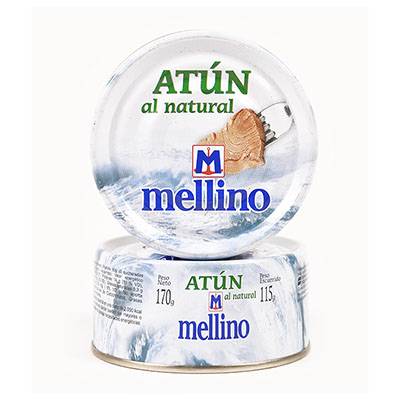 Atun Mellino Natural 8X6X170Grs