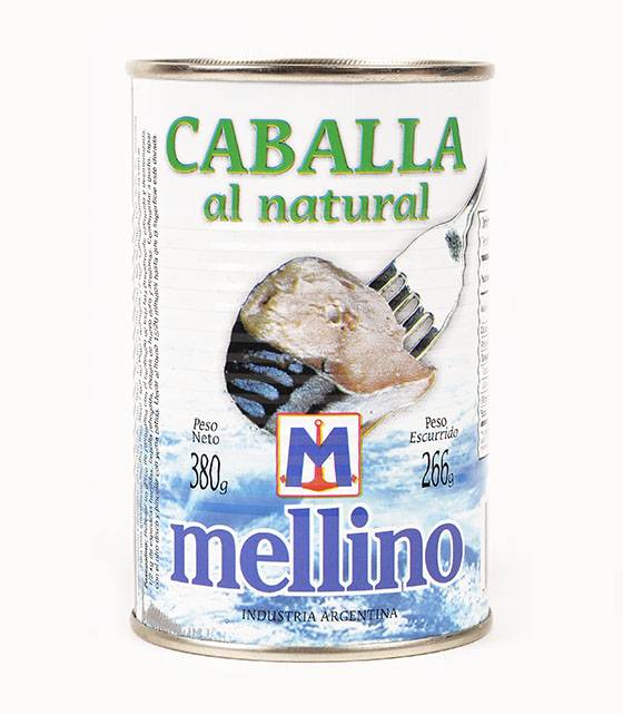 Caballa Mellino Natural 4X6X380Gs       
