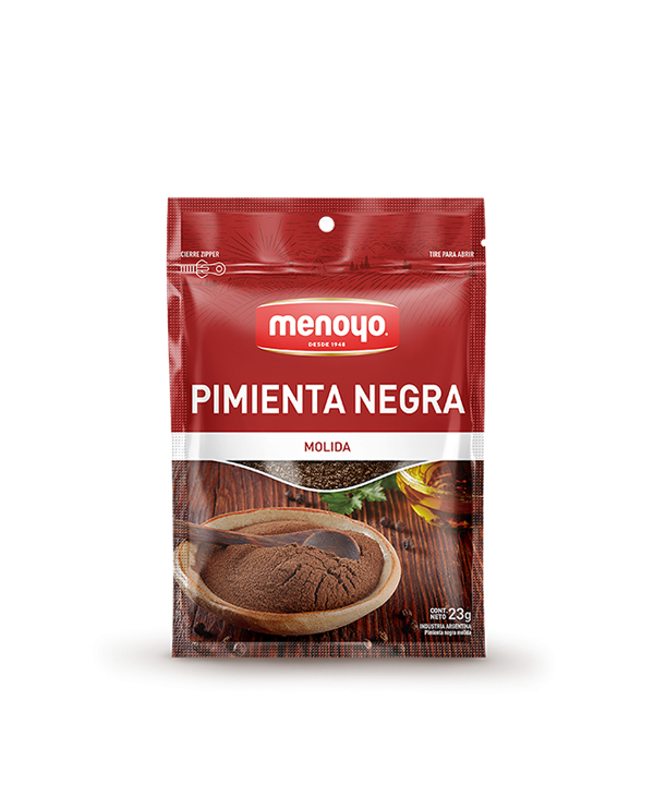 Pimienta Negra Molida Menoyo 10Ux23Grs