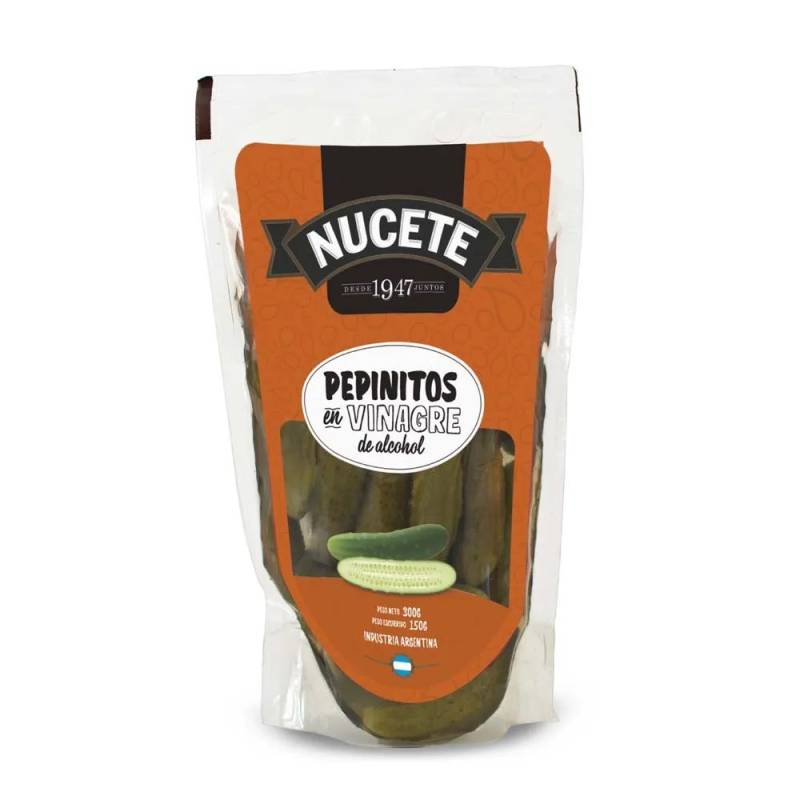 Pepinitos En Vinagre Nucete X 150G Dp